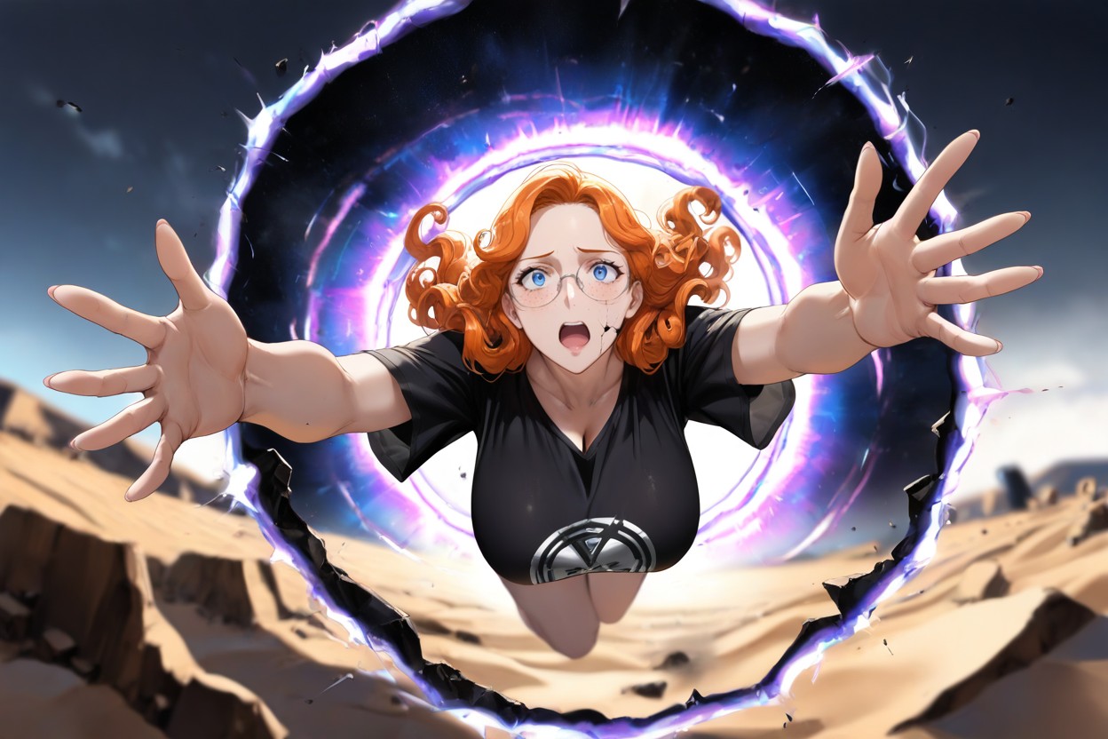 Shallow Depth Of Field, Shocked, Huge Breasts Hentai AI Porn