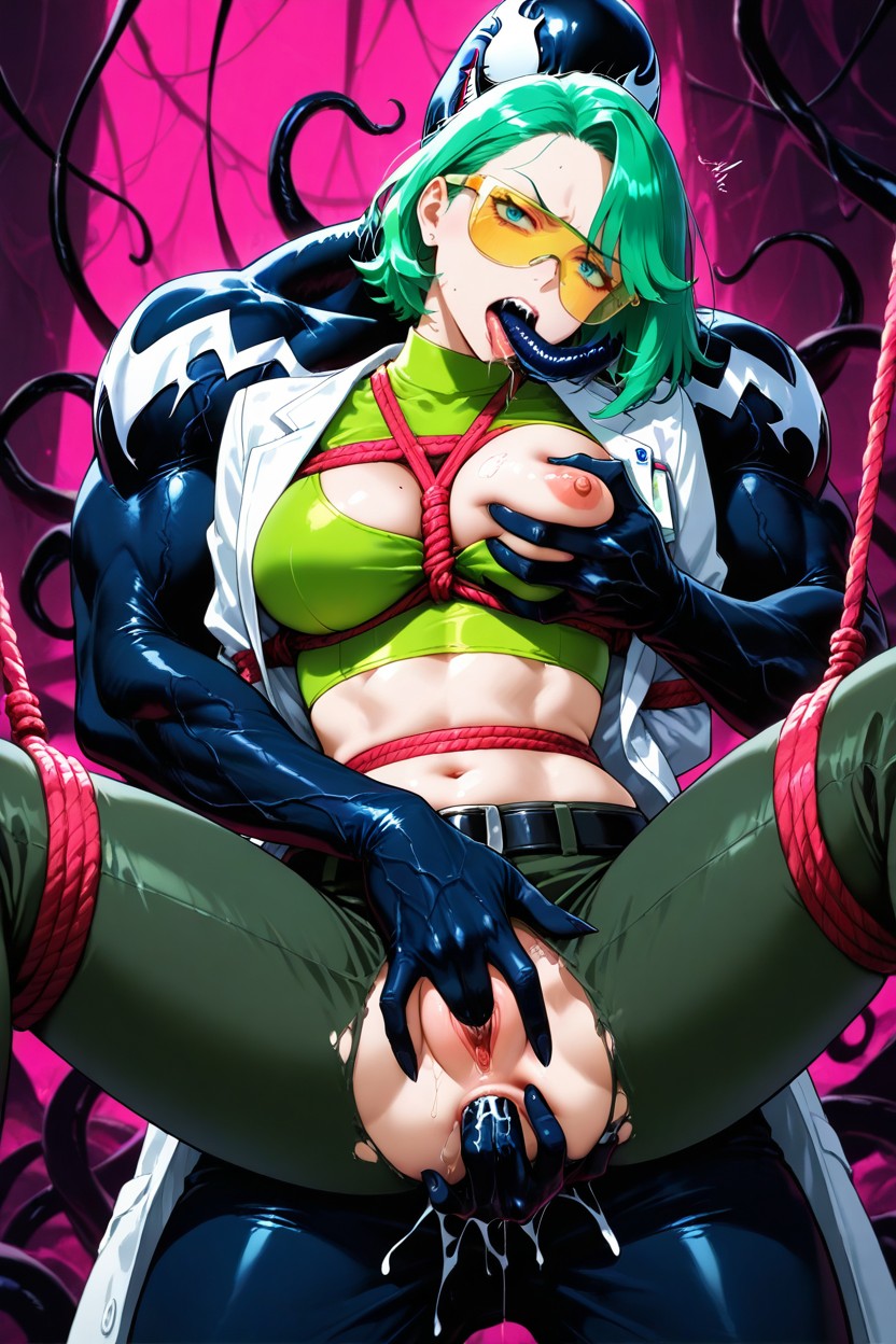 Dark Green Pants, Bdsm, Legs Locked Around Waist Hentai AI Porn