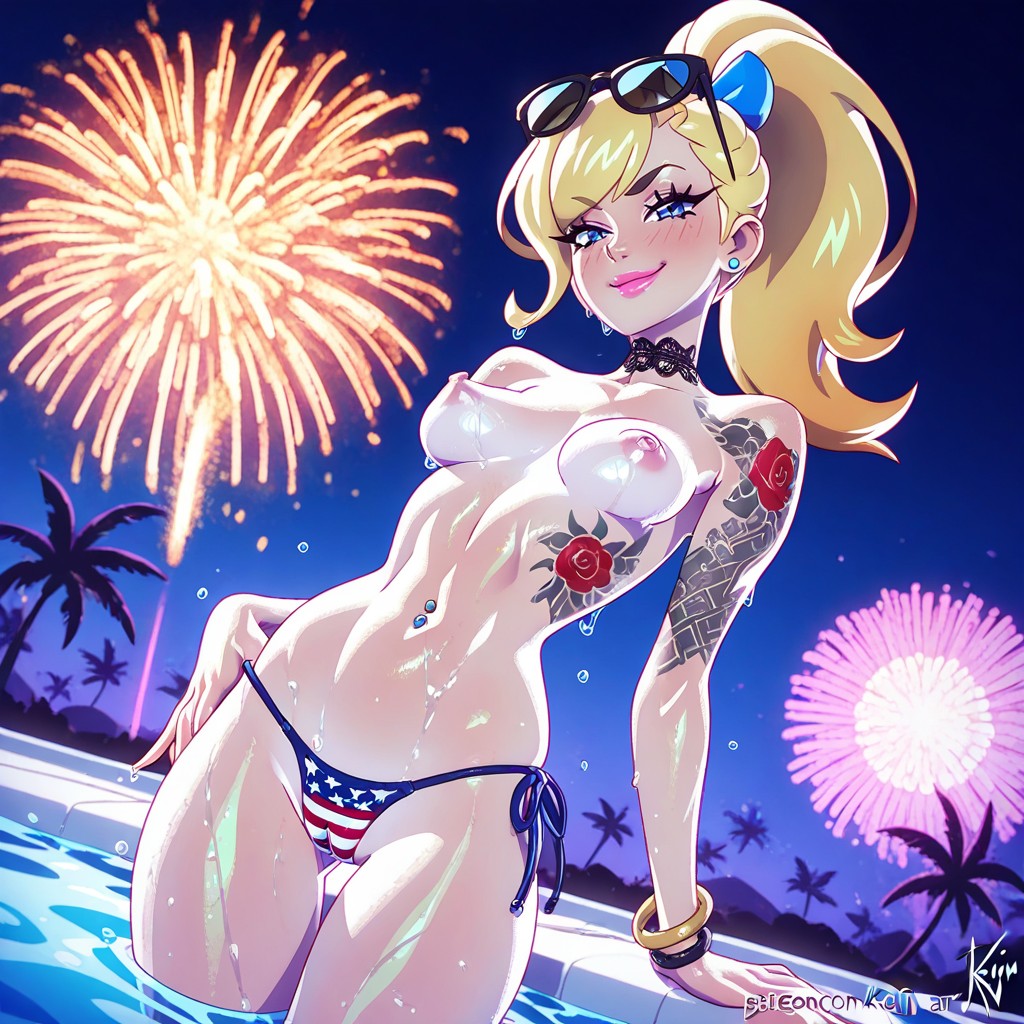 Round Shaped Head, Long Eyelashes, Hard Lines Hentai AI Porn
