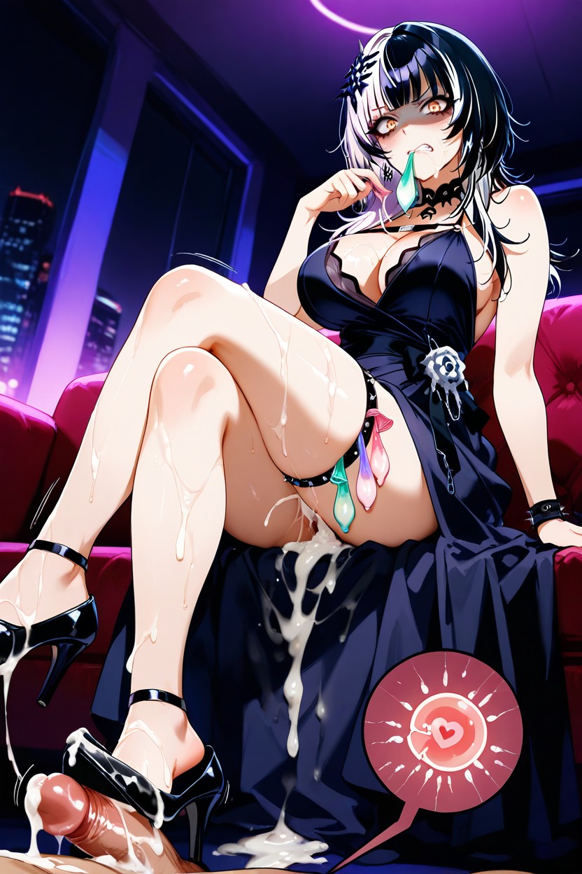 Angry, Drenched In Cum, Clothes Covered On Semen Hentai AI Porn