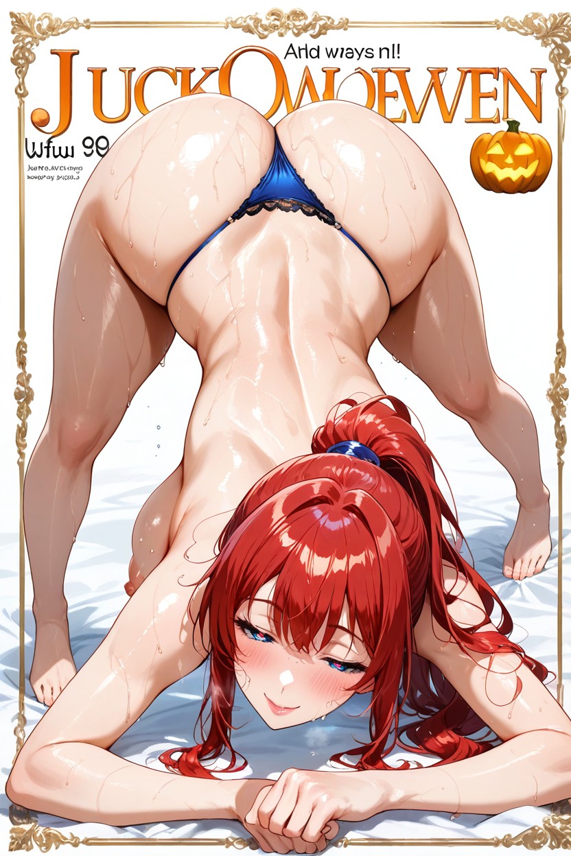 Foreground Title Text, Naked, Cuerpo Mojado Hentai IA