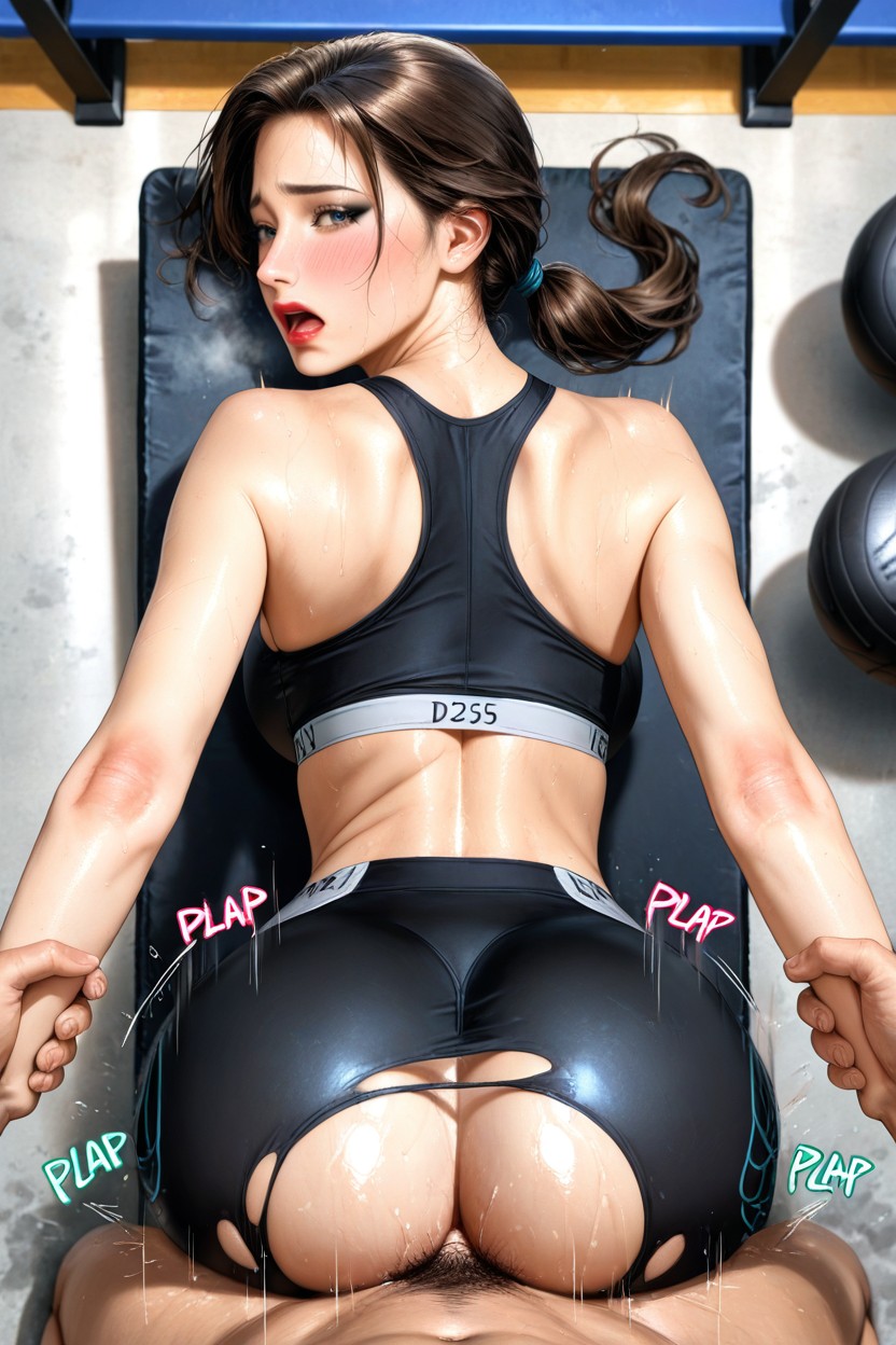 Close Up, Ass Focus, Black Mascara Hentai AI Porn