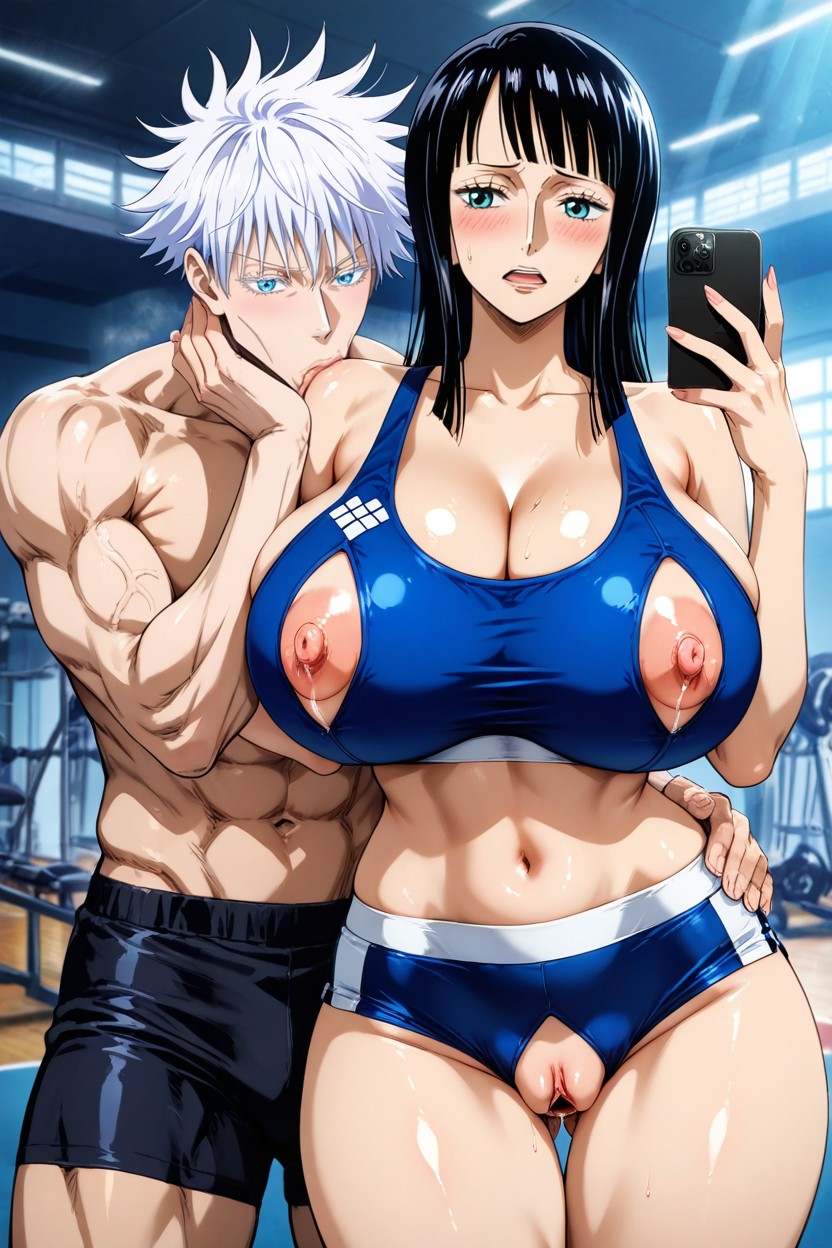 Cinematic, Female Long Hair, Nippleless Hentai IA