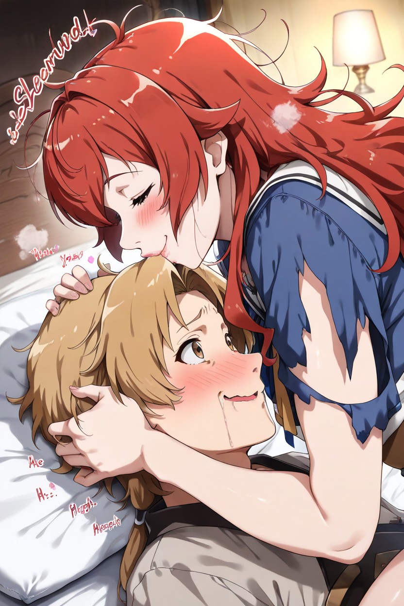 Bright Red Hair, Japanese Moaning Sound Effect, 25+ Hentai IA