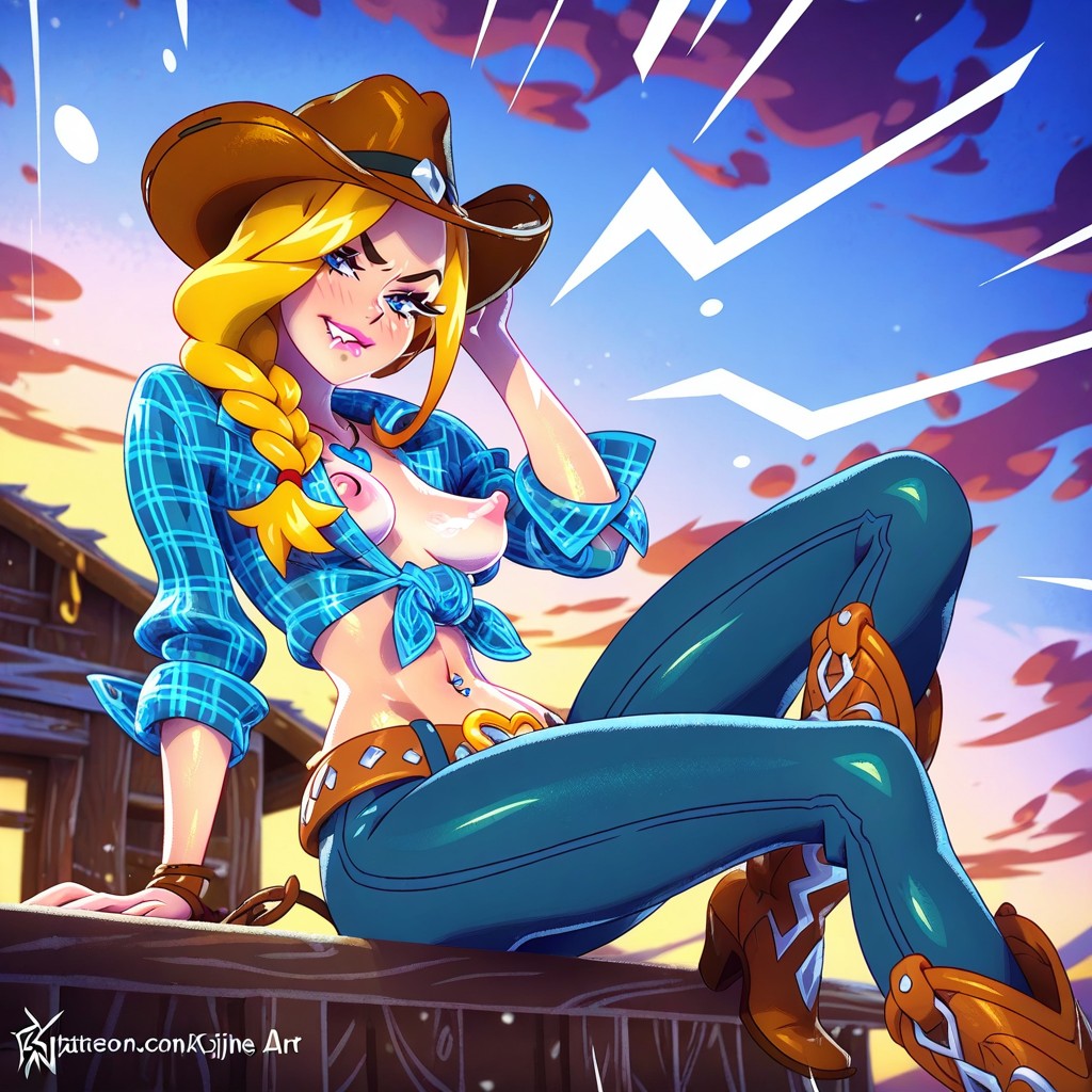 Khyle Art Style, Leanbody, Sentada Hentai IA