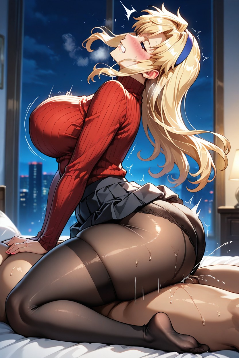 Steaming Body, Intense Orgasm, Action Lines Hentai IA