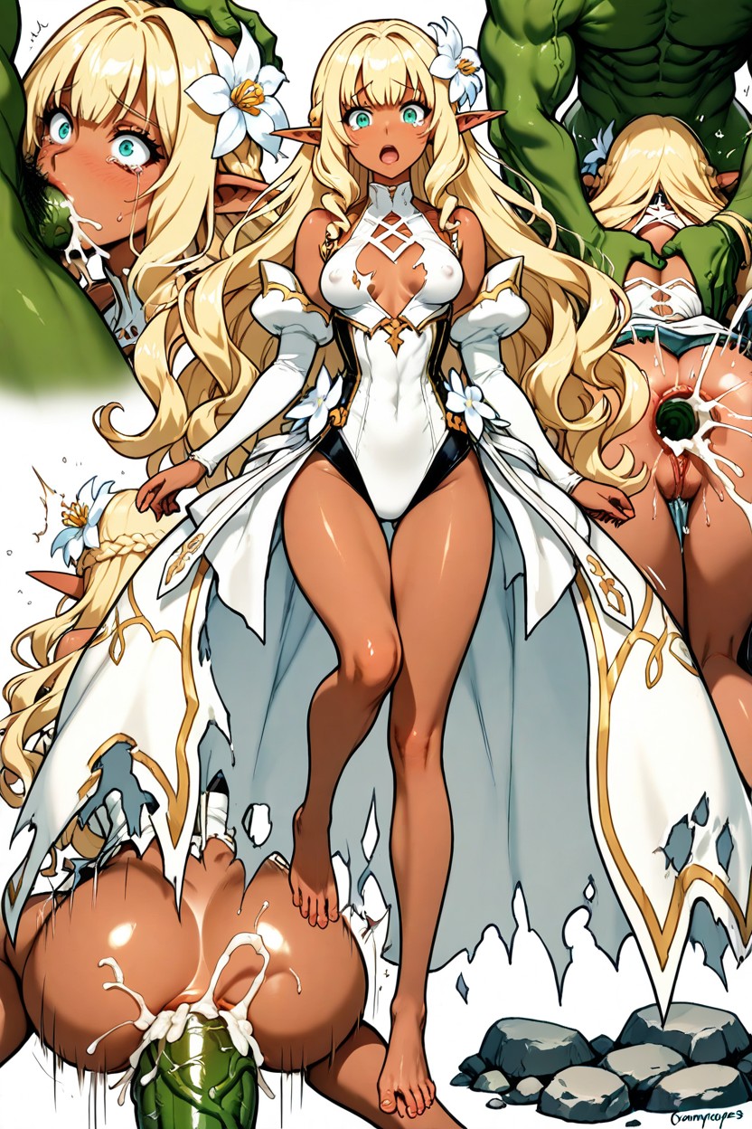 Detailed Vagina And Pubes, Blonde Pubes, Story Arc Porno IA Hentai