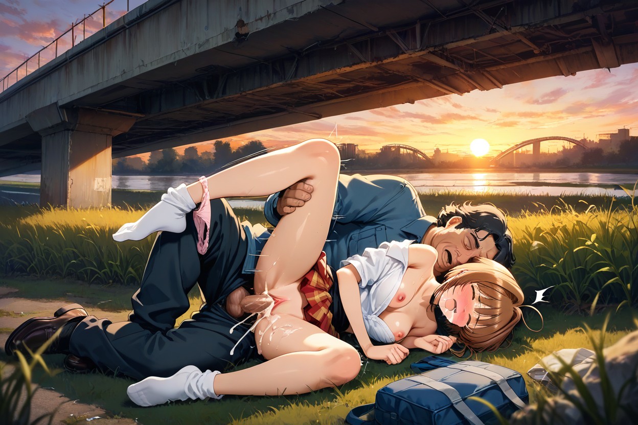 Lignes De Rebond, Cotton Socks, Micro Jupe Porno IA Hentai