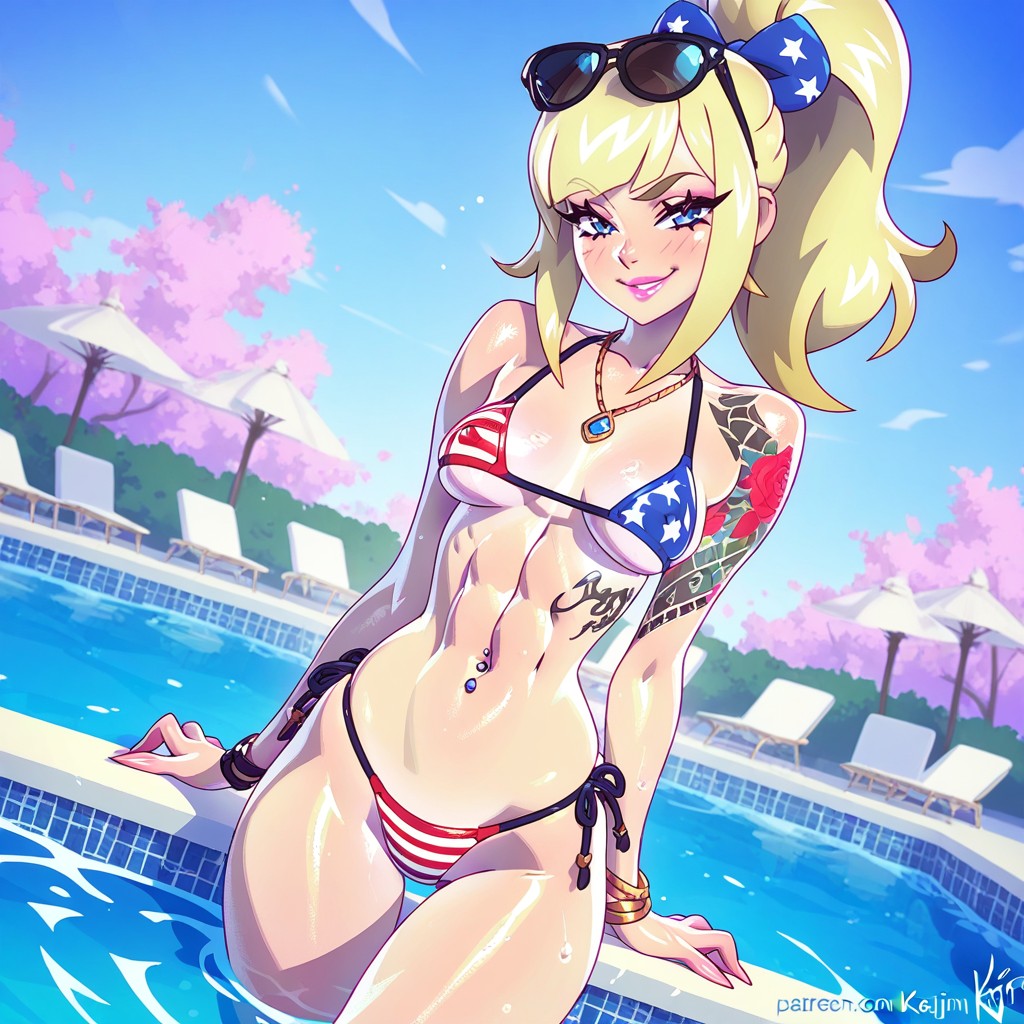 Ultra Detailed, Long Nipples, Side Bangs Hentai KI Porno