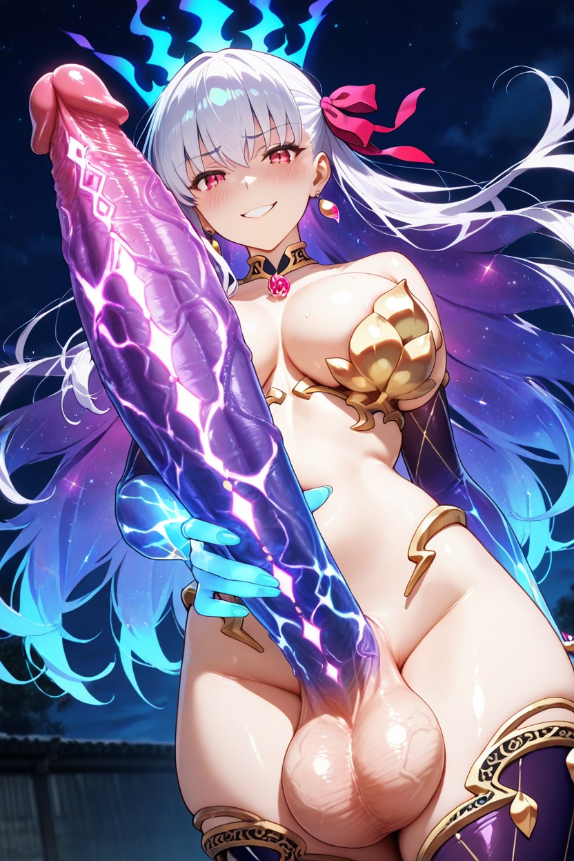 Adult Kama From Fate Go, 후타나리, Woman Hands On Penis 헨타이 AI 포르노