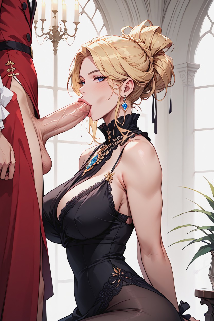 Abundant Frills, D Illustration, Un Sein En Moins Porno IA Hentai