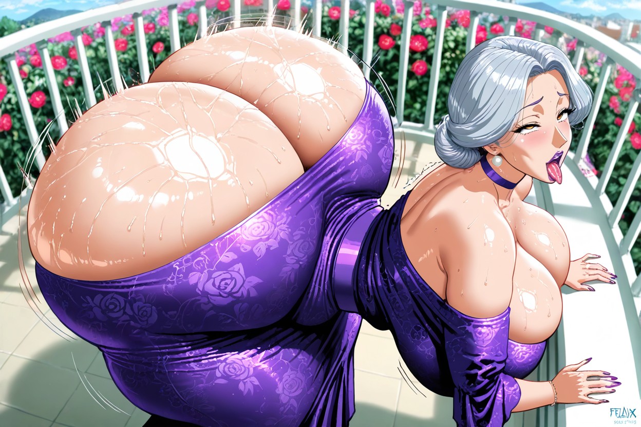 Full Lips, Shaking Ass, Tall Woman Porno IA Hentai