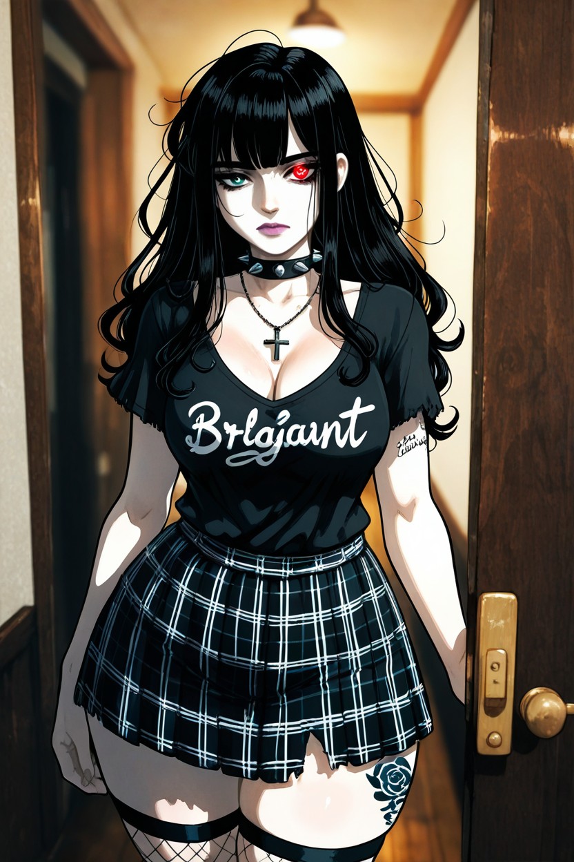 Tir À La Taille, Heterochromia Eyes, Claymorphism Porno IA Hentai