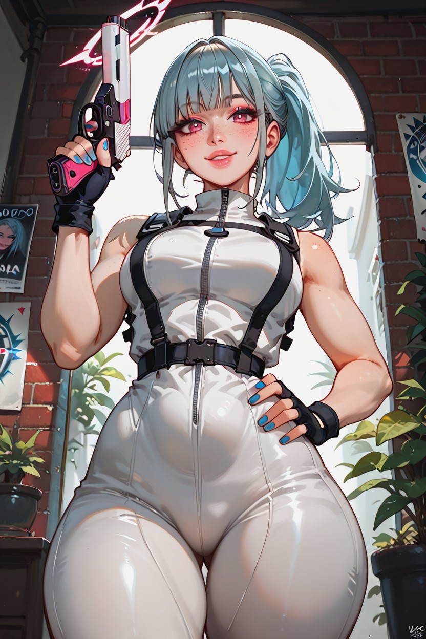 Portal Above Head, High Resolution, Low Angle Hentai IA