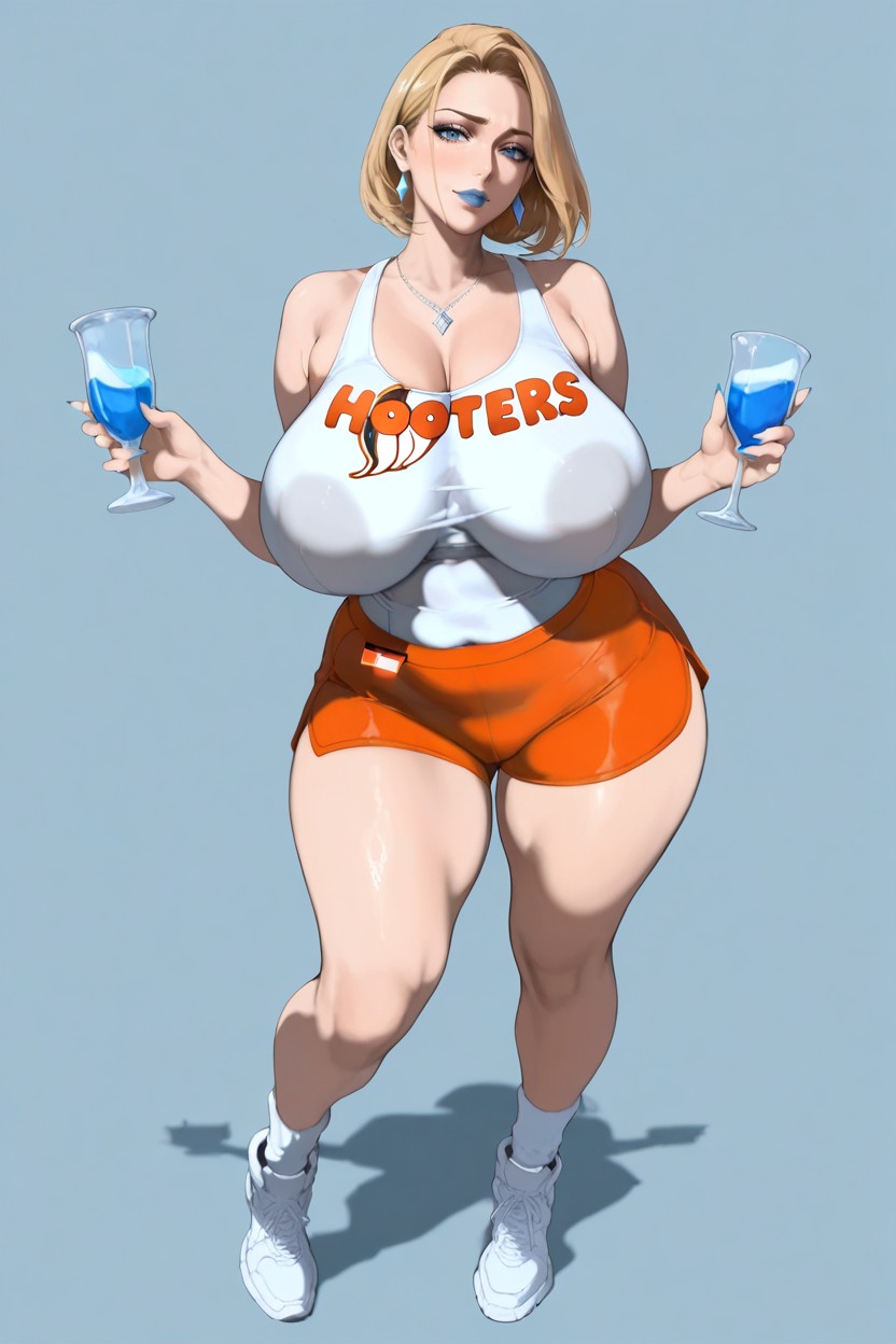 서 있기, 25+, Huge Natural Breast 헨타이 AI 포르노