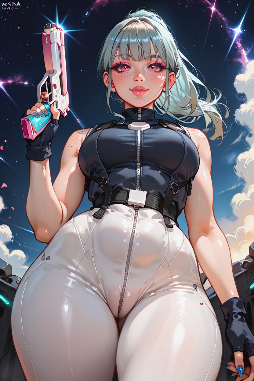 Speed Lines, Pink, Eyes Wide Open Porno IA Hentai