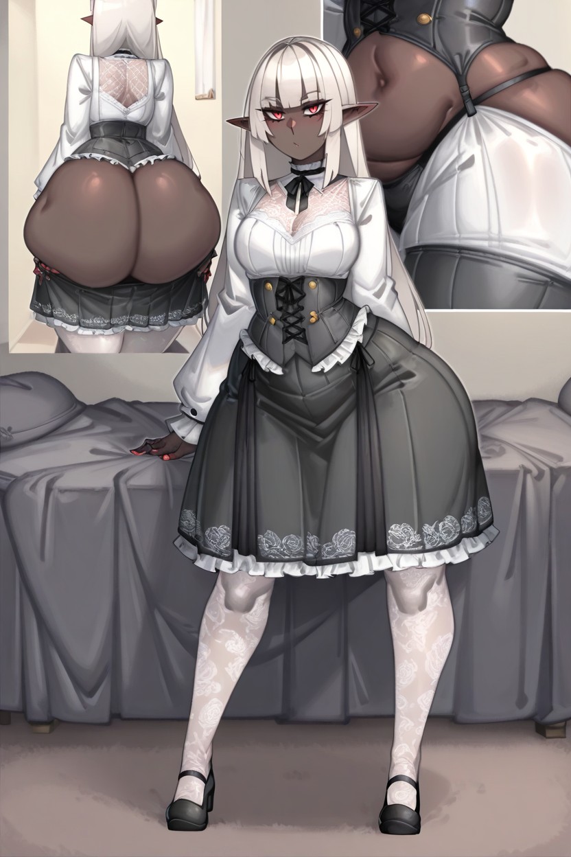 Delicate Embroidery, 18+, Full Body View AI黄漫