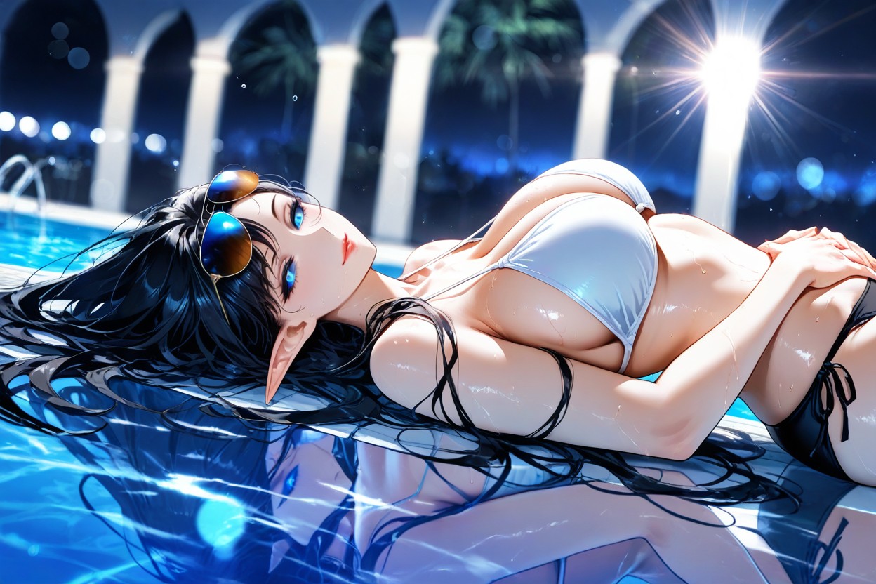 Soft Highlights, Blue Eyes, Ambient Glow Hentai IA