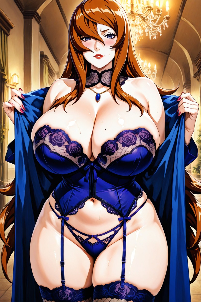 Sensuel Et Intense, Une Autre Femme, Apportant Une Touche De Couleur À La Palette Neutre Hentai IA