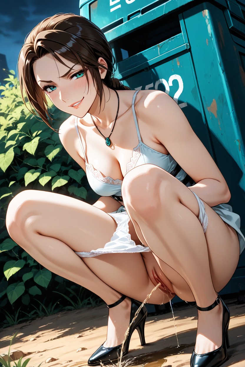 Soft Shadows, Small Breasts, Vagina Hentai AI Porn