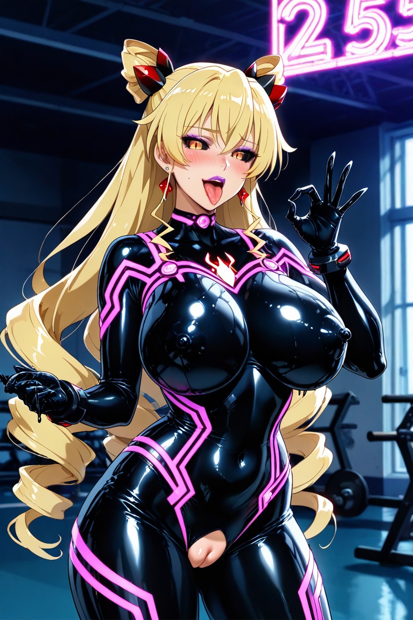 Naughty Look, Symbiote Suit, Blushing Hentai IA