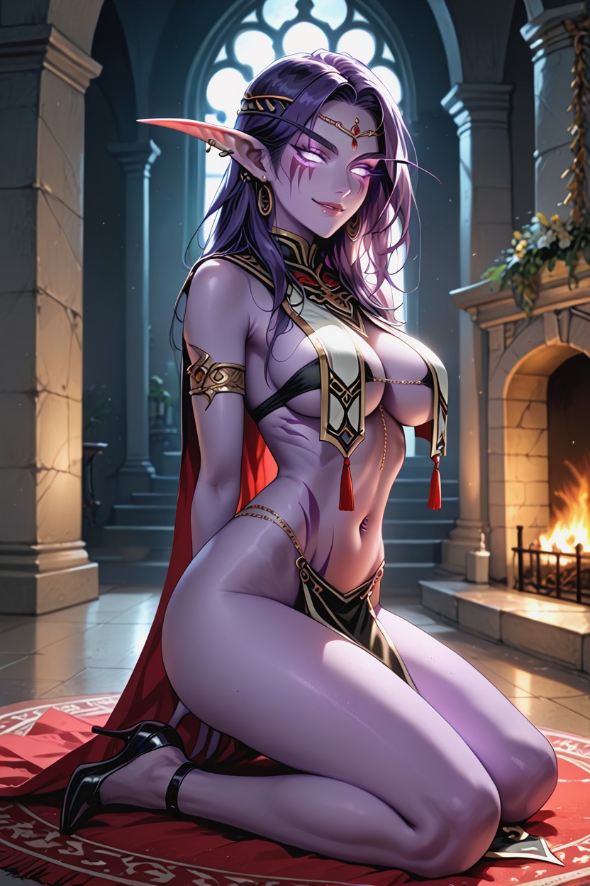Very Tapered Waist, Shoulders, Light Reflecting Off Body Hentai IA