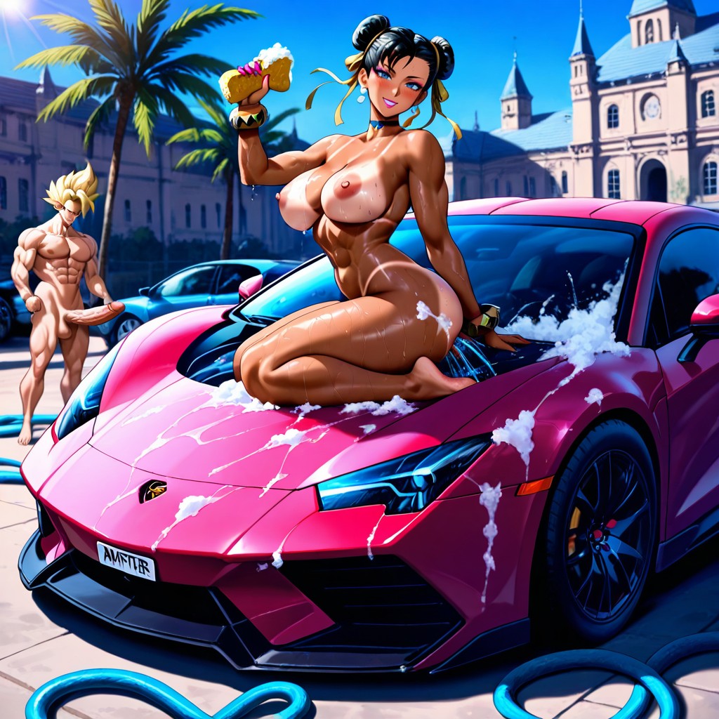 Ground_vehicle, Perfefect Fit Body, Tan Lines Hentai AI Porn