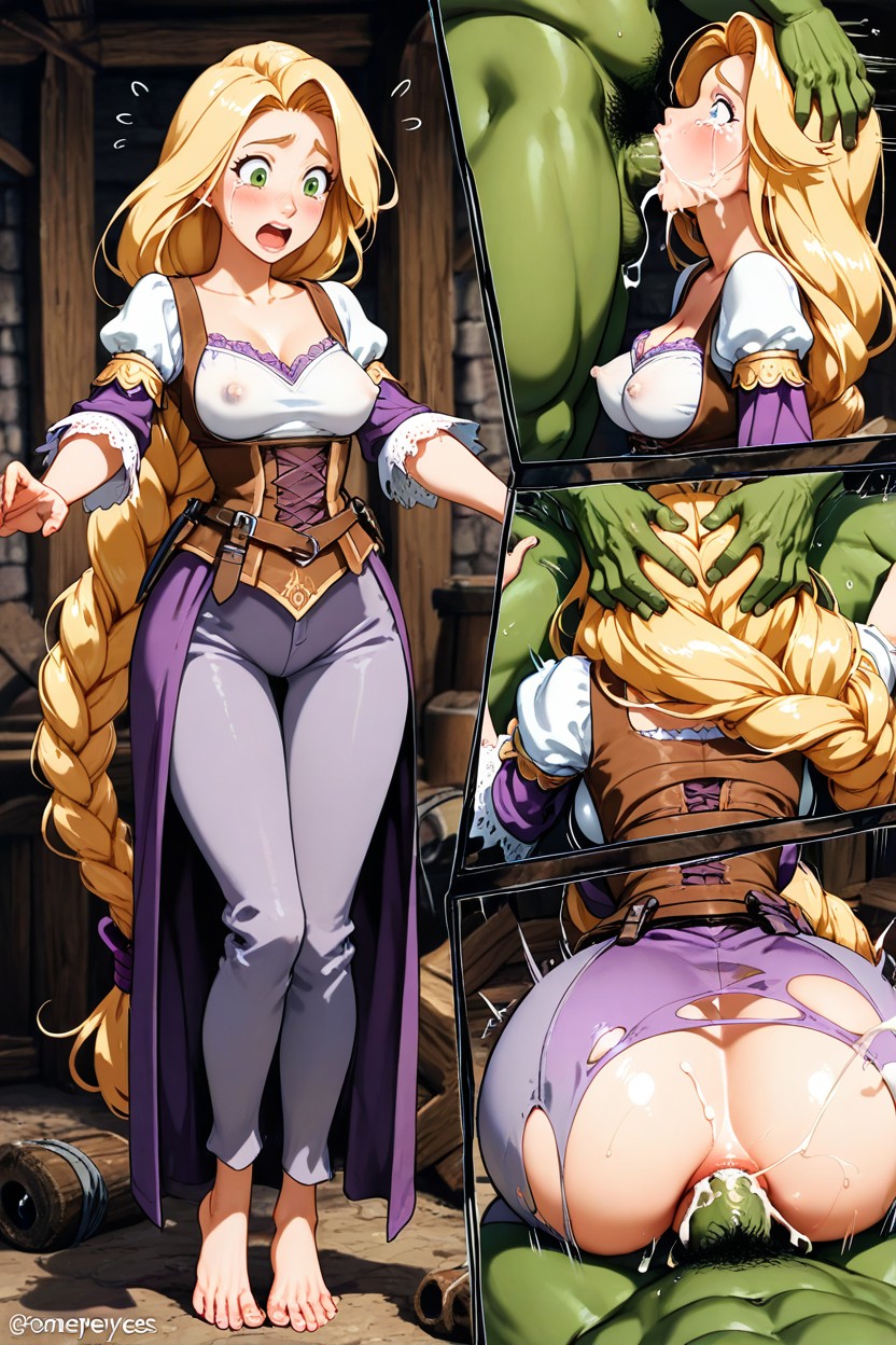 Hyper Long Elegant Legs, Masterful Aesthetic, Deepthroat Hentai AI Porn
