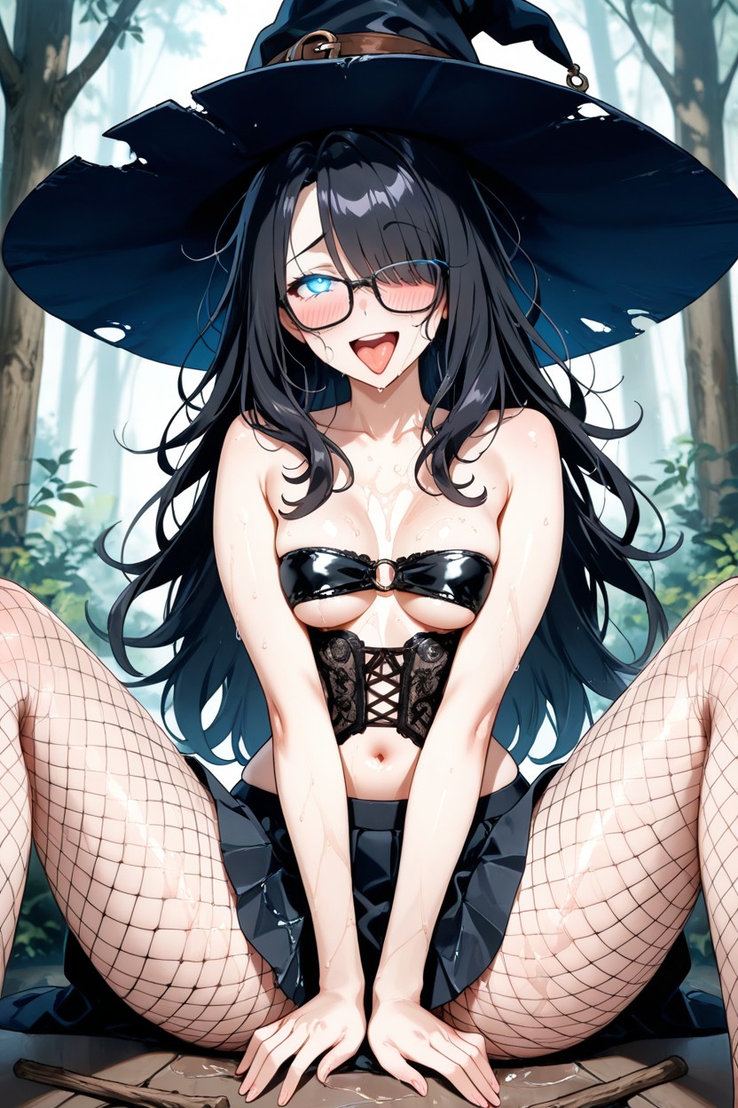 Sit, Witch, Skirt Barely Covers Anything Hentai IA