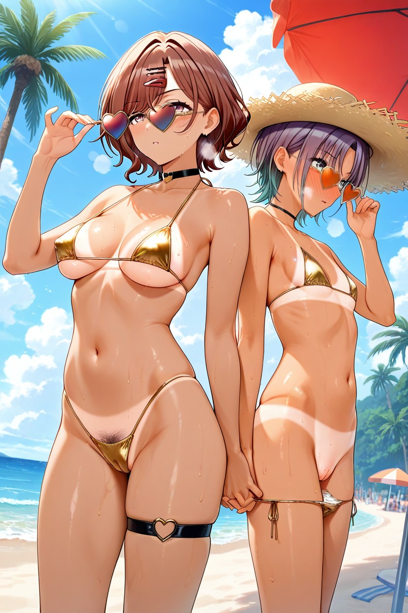 Steamy Breath, Sweaty, Full-face Blush Porno IA Hentai