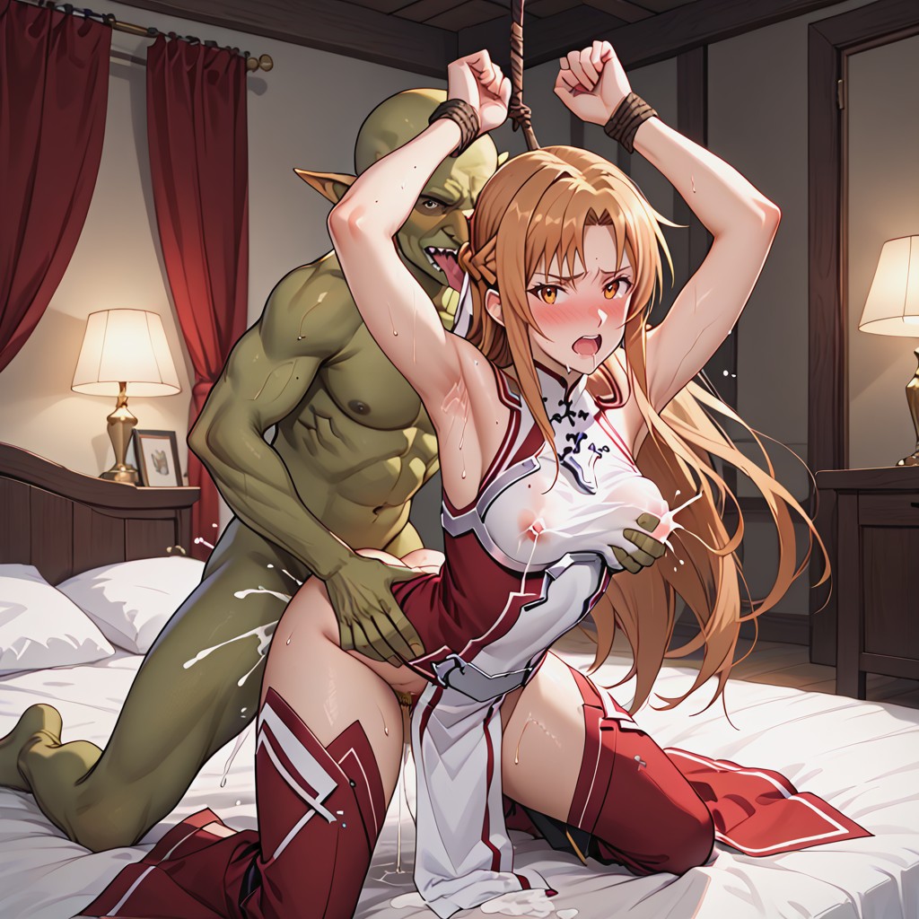 Blushing, Sweating Around Body, Convulsions Porno IA Hentai