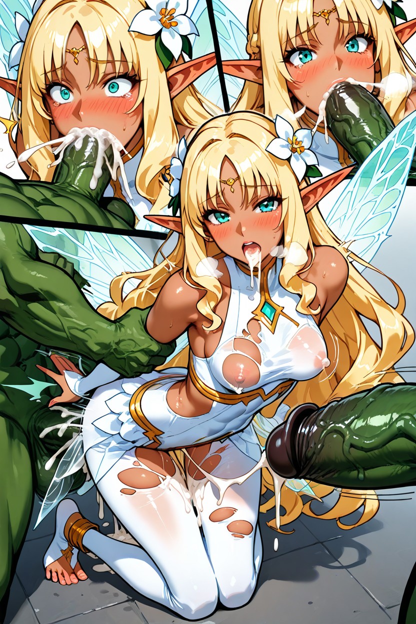 Erect Vainy Pennis, Her Ass Is Up, Cum Milk String Splash Hentai AI Porn