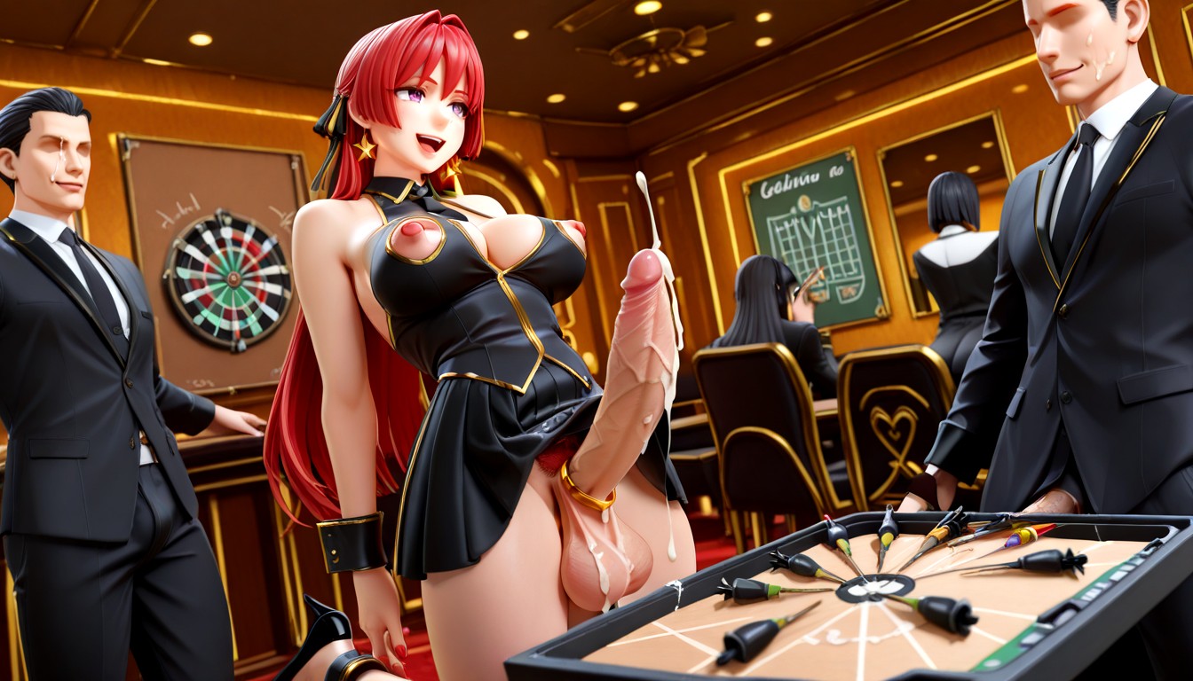 Purple Eyes, Light Red Hair, Whiskey Porno IA Hentai