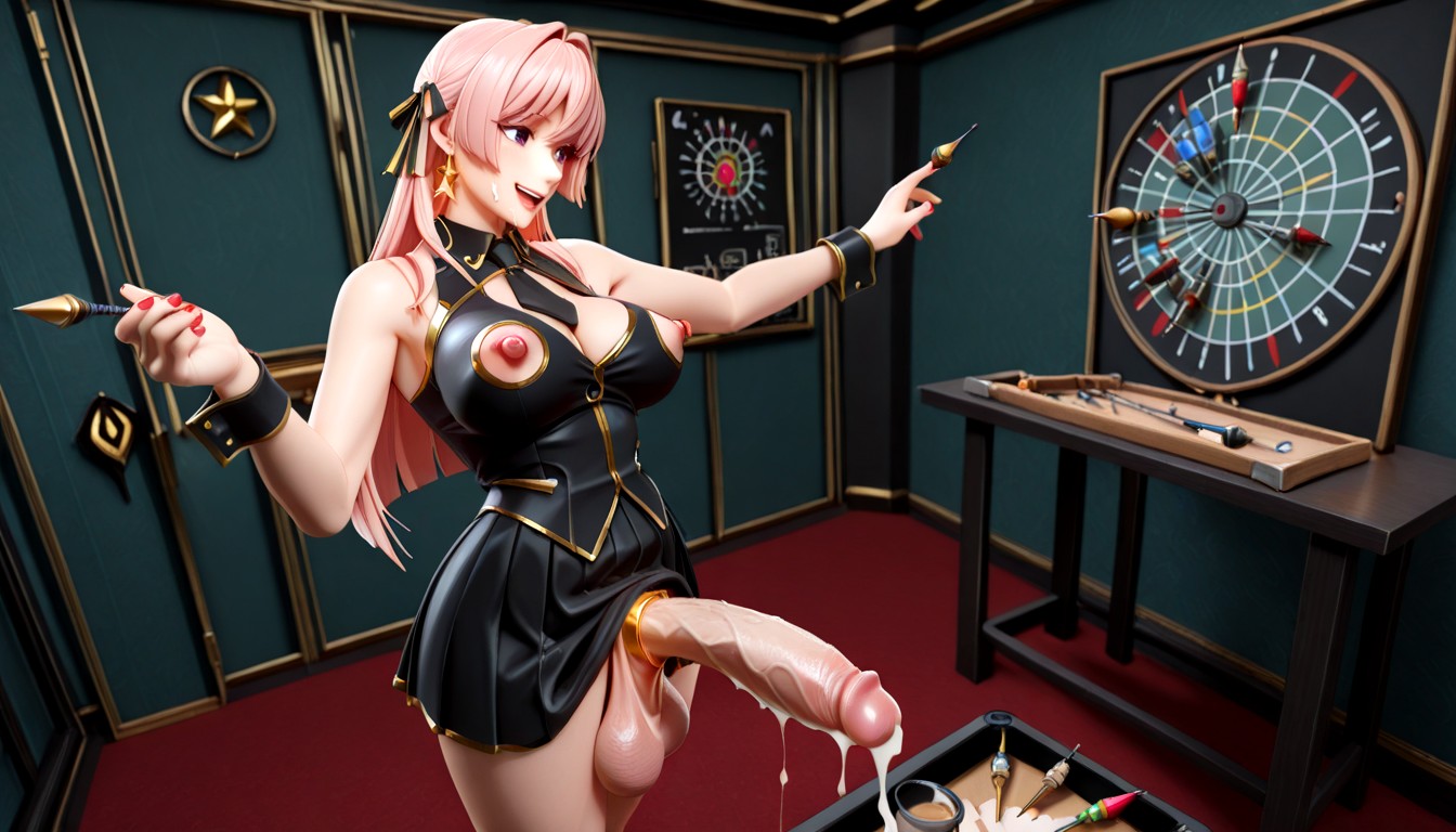 Black Skirt With Gold Trim, 18+, Black Top With Gold Trim Porno IA Hentai