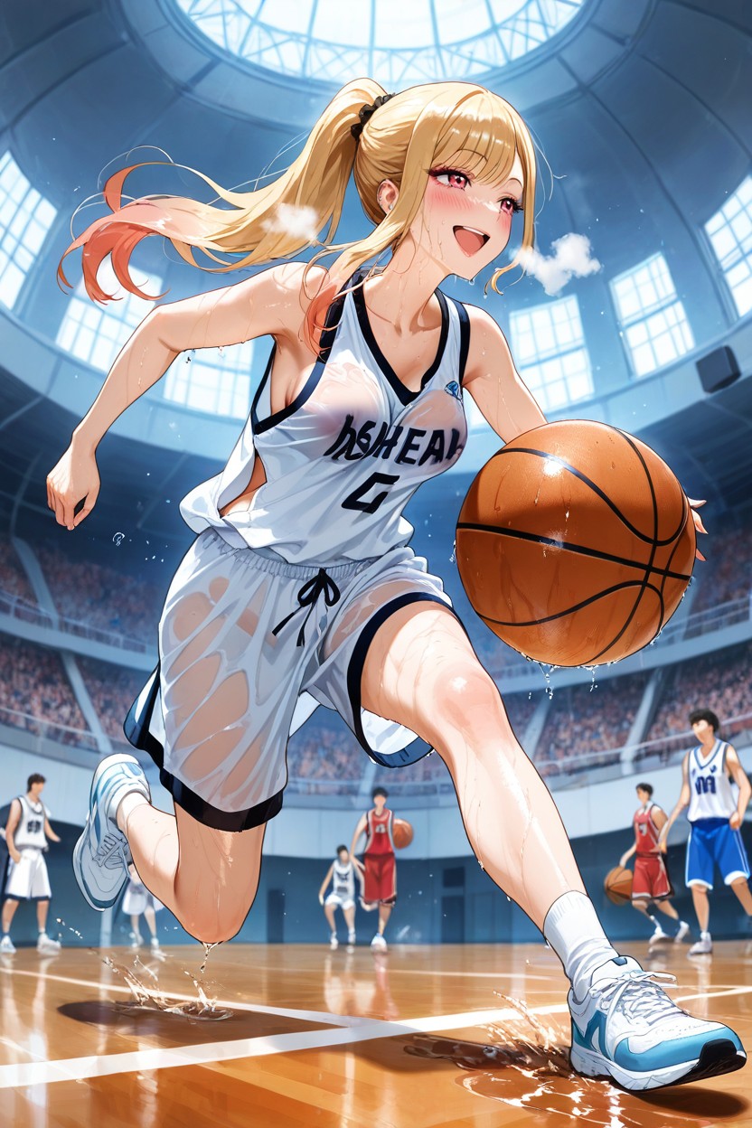 No Underwear, Long Shot, Ponytail Hentai IA pornografia