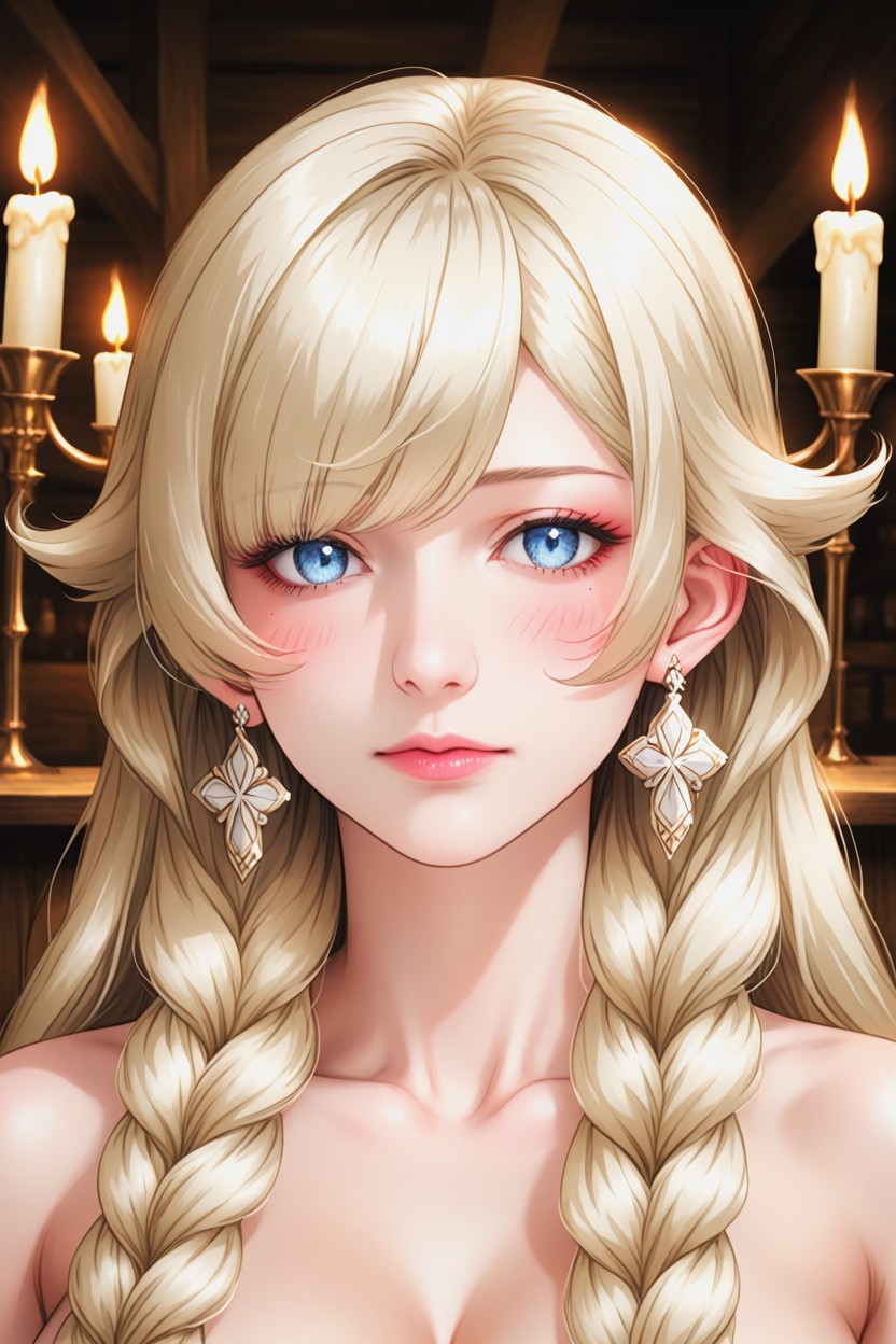 Absurdly Long Hair, Bangs, Medieval Tavern Hentai AI Porn