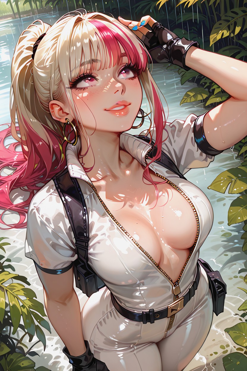 Top Down, Lip Gloss, Detailed Hentai KI Porno