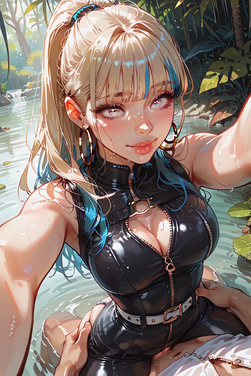 Medium Breast, Torn Clothes, From Above Hentai AI Porn