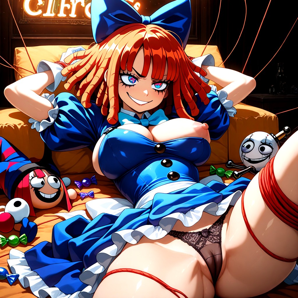 Ragatha, Blue Bow On Back Of Head, Ragatha Porno IA Hentai