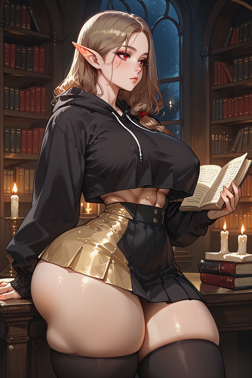 Wide Hips, Horny, Soft Shadow Porno IA Hentai
