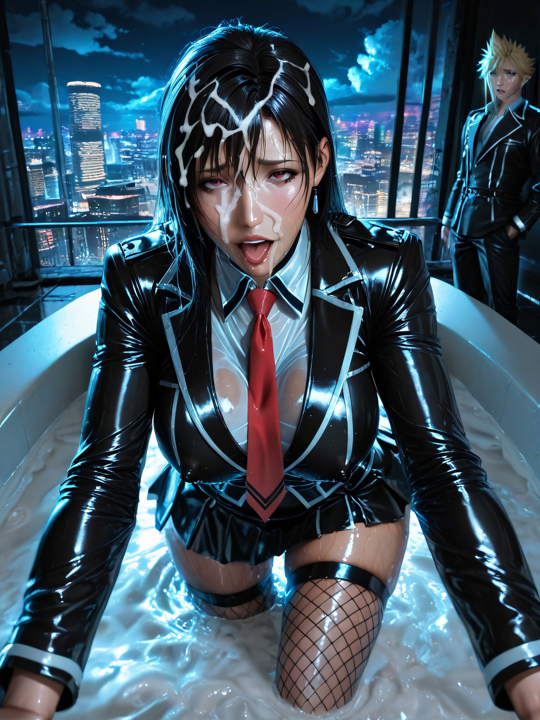 Backlit, Cinematic Realism, Athletic Fit Body Hentai AI Porn