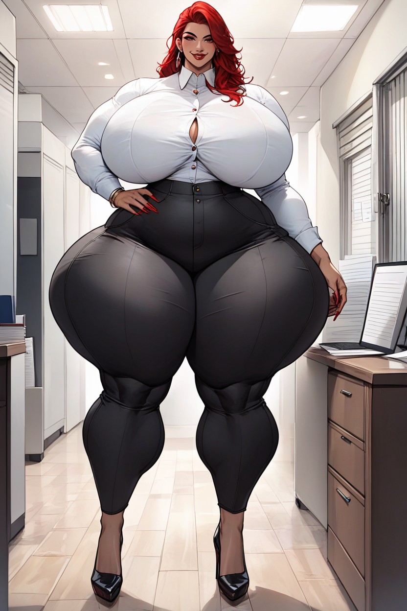 Thick Legs, Plump Body, Massive Thighs Hentai AI Porn