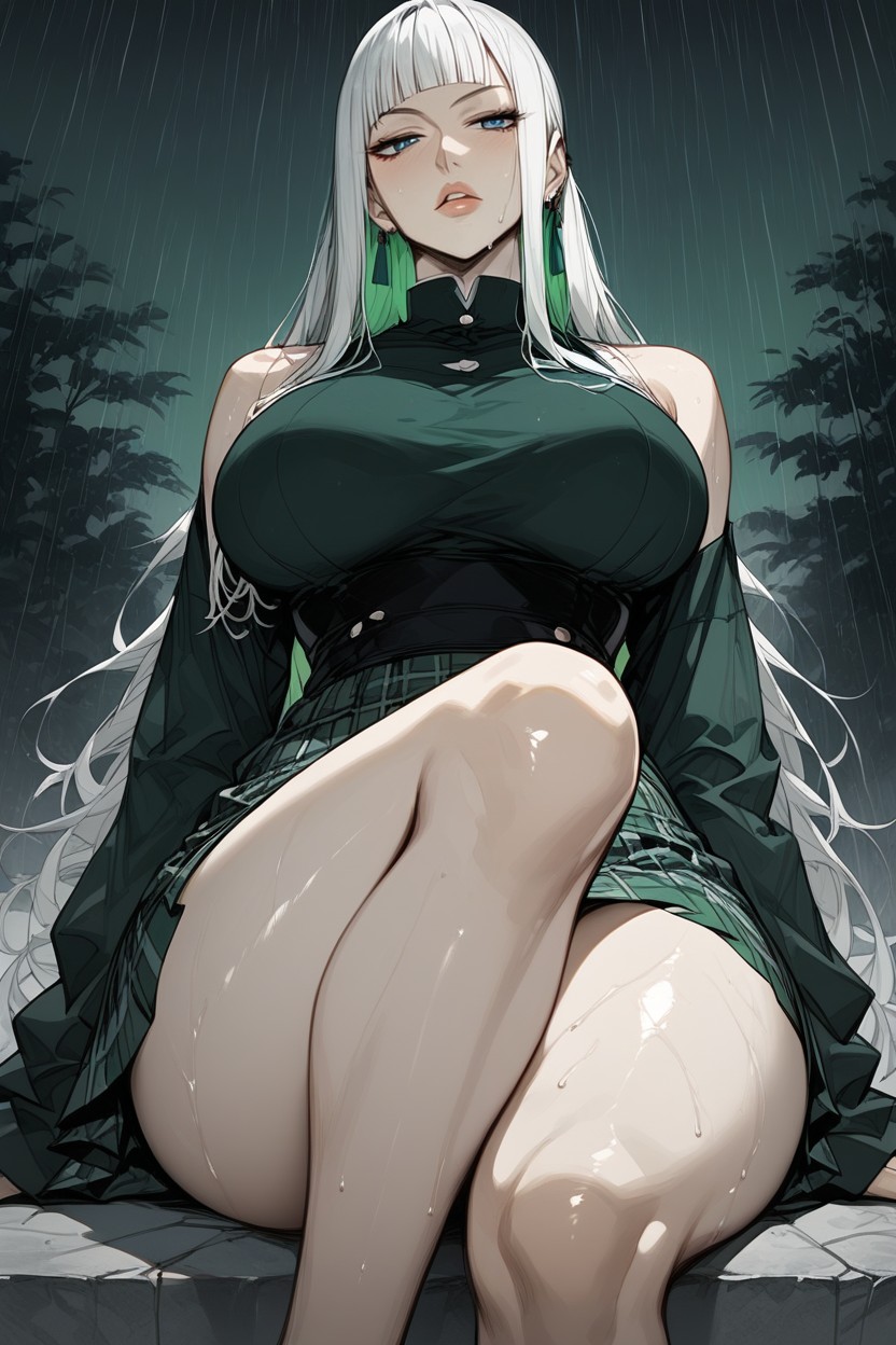Legs Crossed, Stockings, 25+ Hentai AI Porn