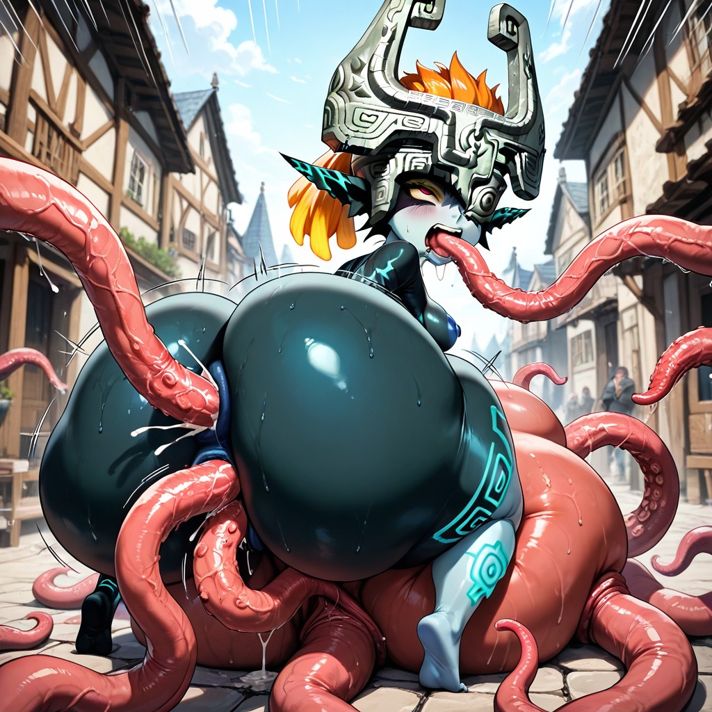Ssbbw, Helmet Midna, Stretched Opened Mouth Hentai KI Porno
