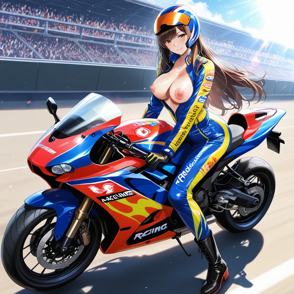Skinny, Hard Shadow, Racing Boots Hentai AI Porn