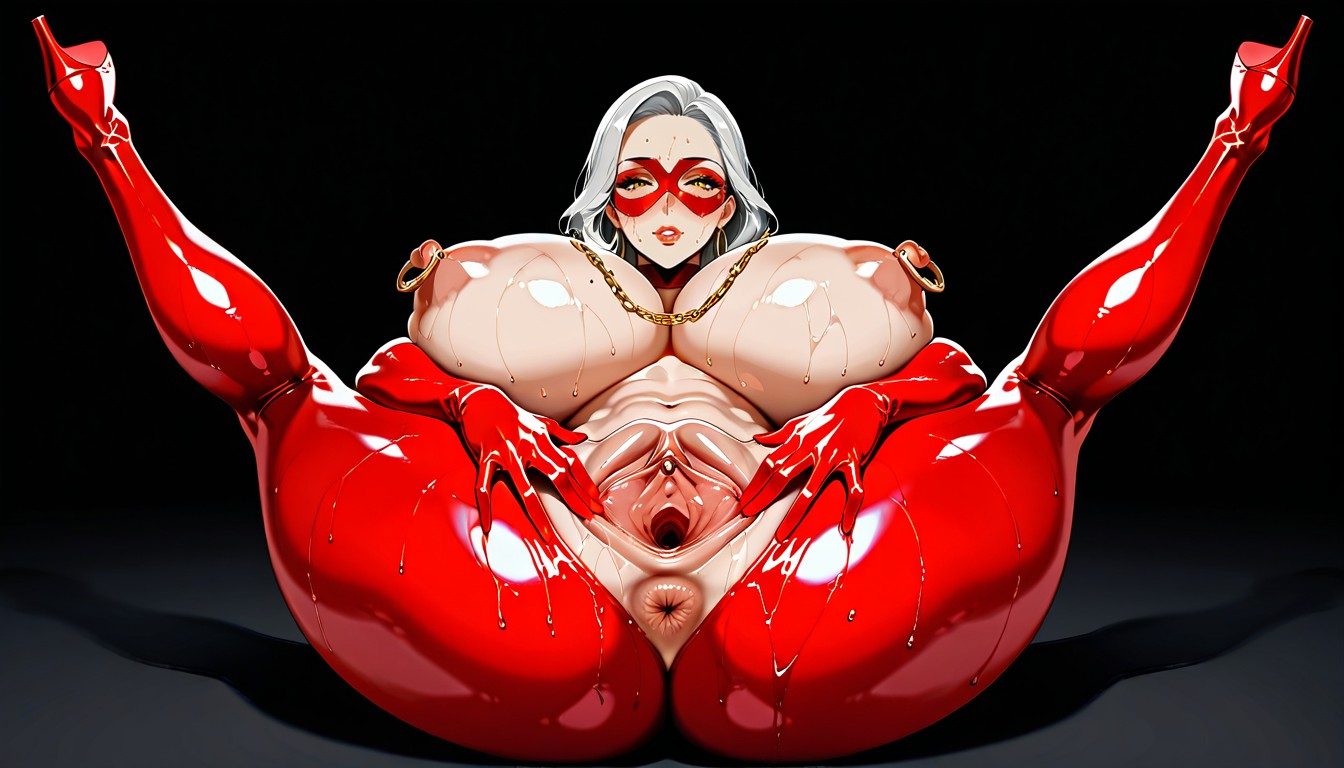 Full Body, Huge Massive Labia, Extremely Huge Breasts Hentai AI Porn