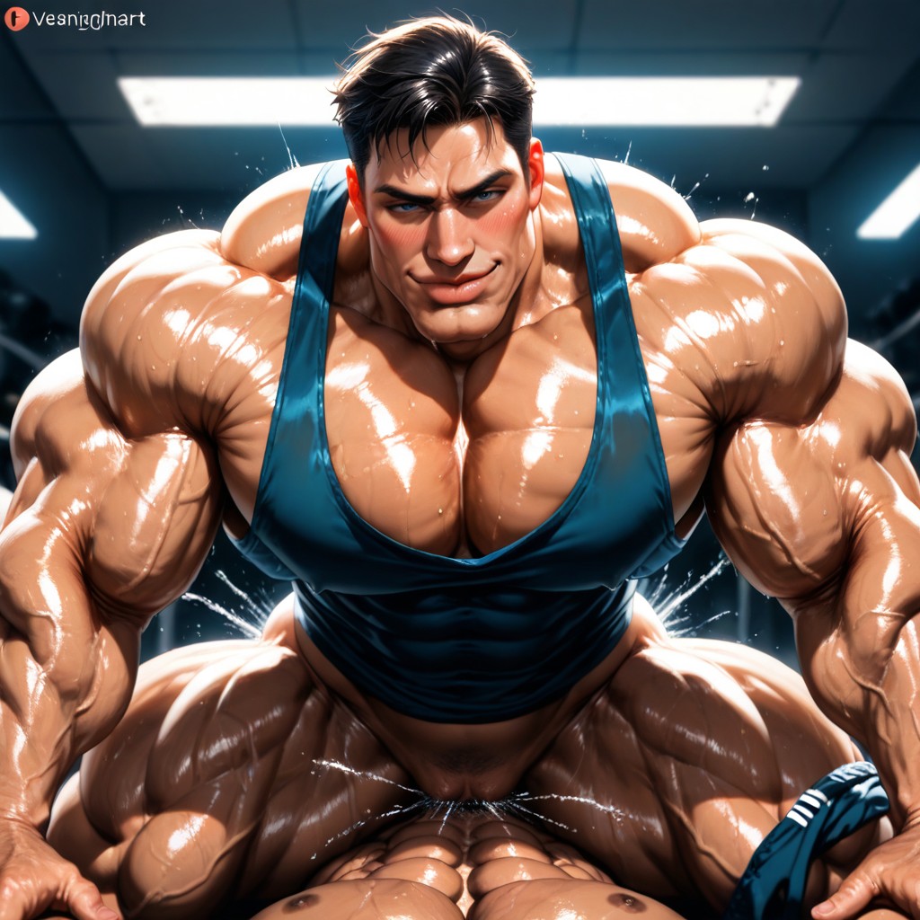 Hyper Thighs, Man Has Vagina, Tank Top Hentai IA