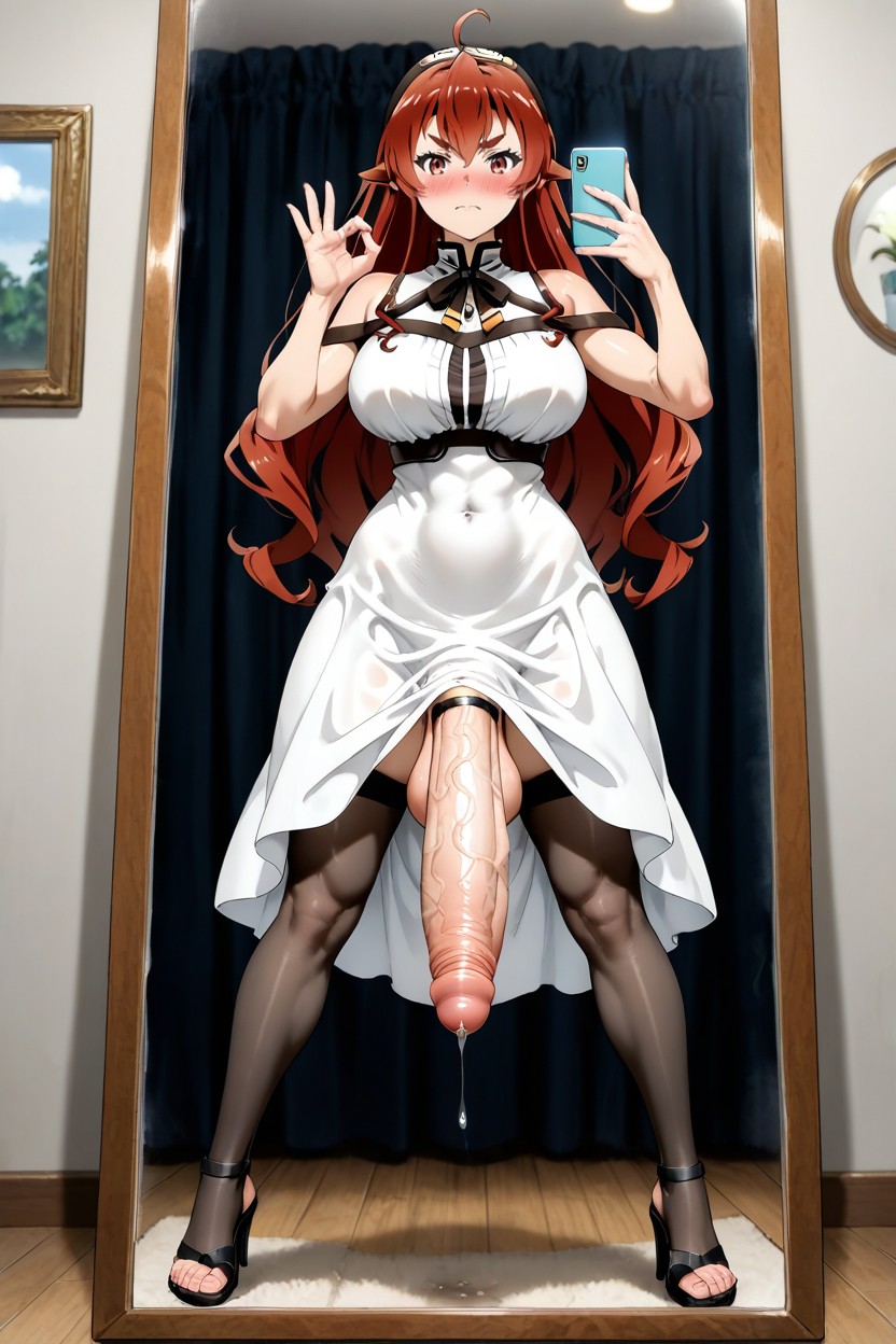 Athletic Figure, Standing, Sexy Feet Hentai AI Porn