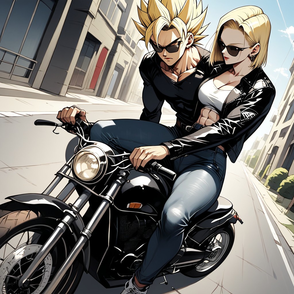 Riding In Forward Motion, Fit, Perfect Image Hentai AI Porn