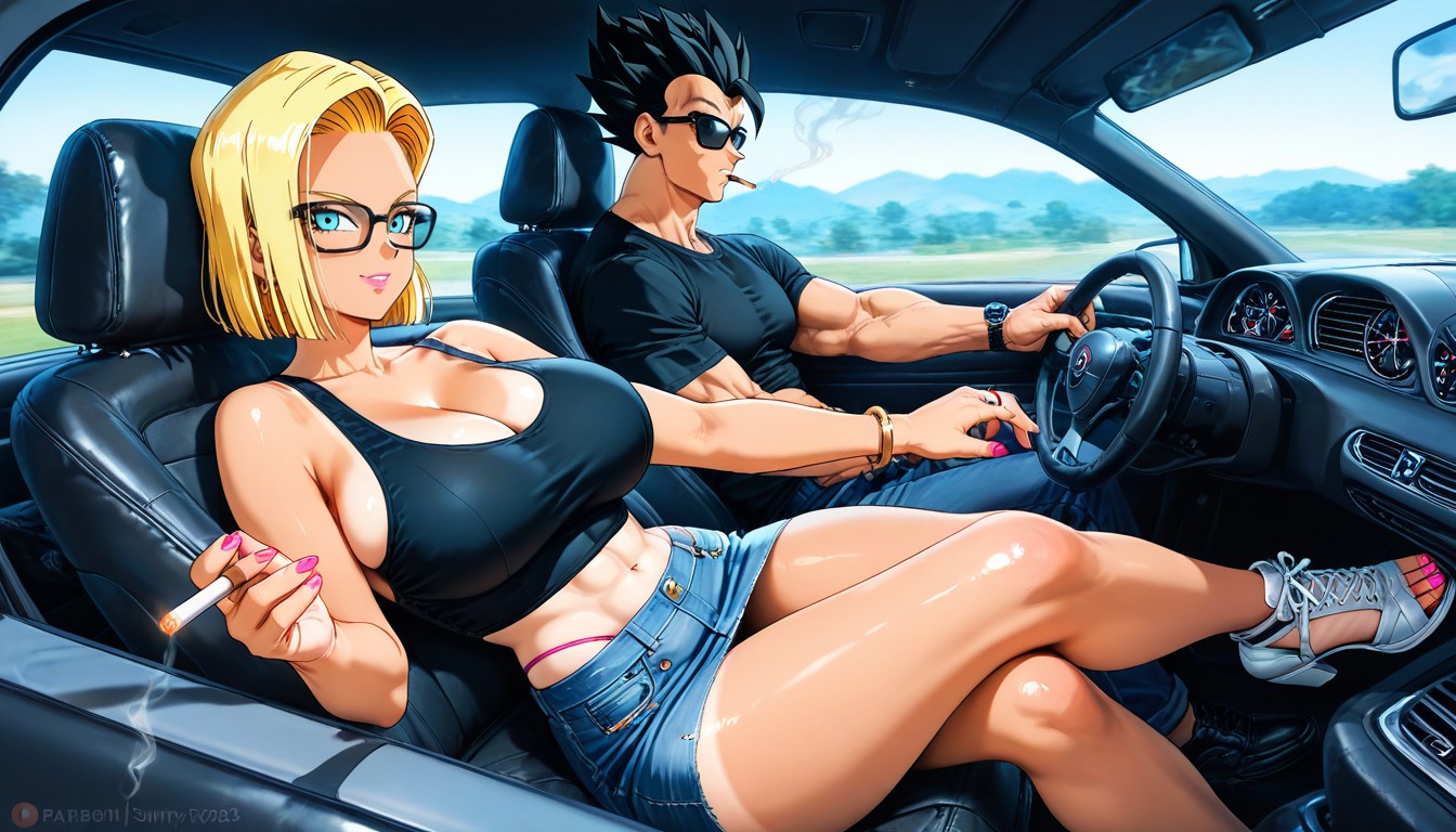 Extremely Beautiful, Sunny, Wide Angle Hentai IA